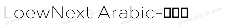 LoewNext Arabic字体转换